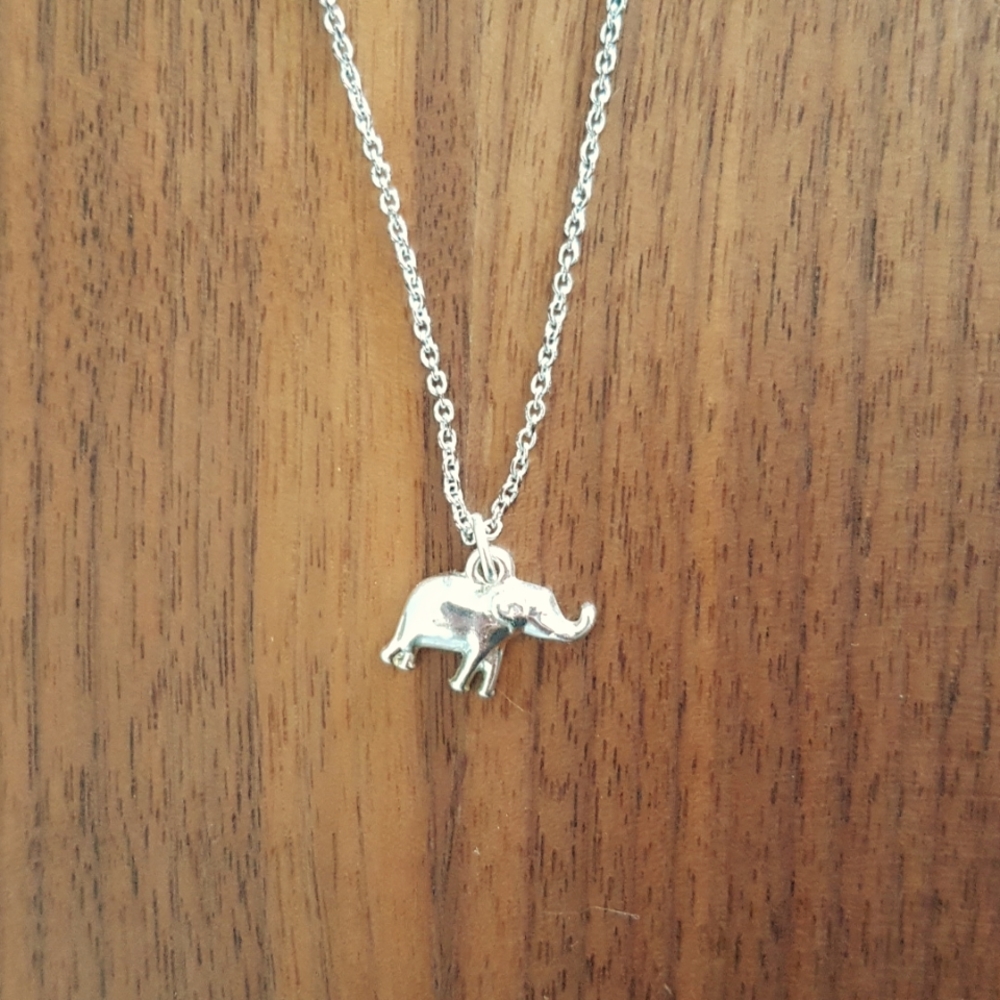4 for $25 - Elephant charm necklace